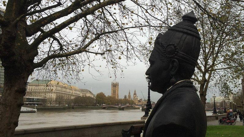 Basava statue in london