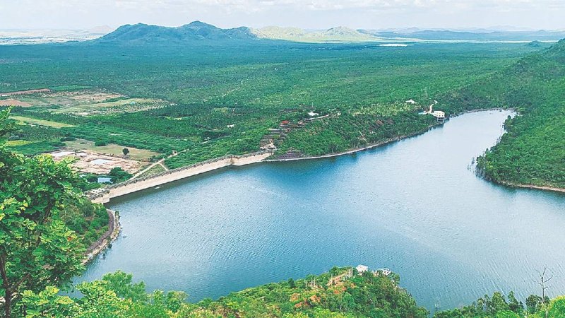 Beauty of Vani vilas sagar dam