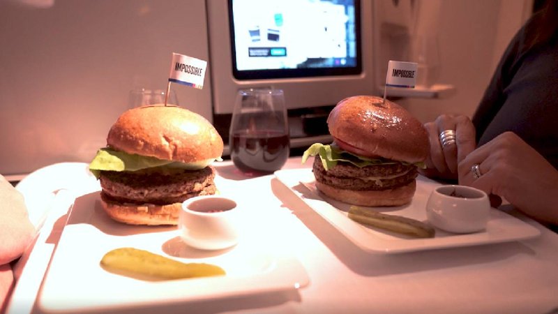Burger popularity on planes