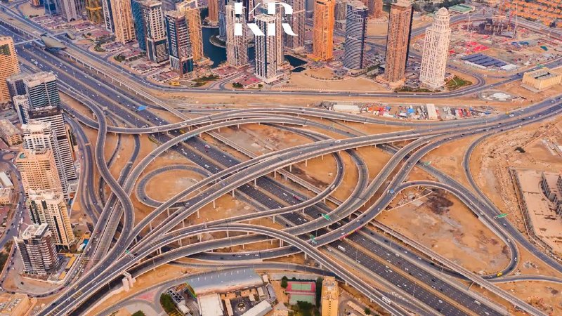 Dubai road network