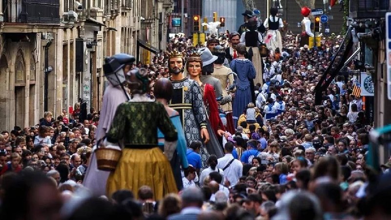 Gegants festival Barcelona
