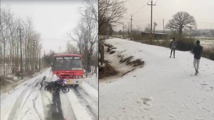 ಕ್ಷಣಗಳಲ್ಲೇ ಕಾಶ್ಮೀರದಂತಾಯ್ತು ಧಾರಾವಾಡದ ಮಾಚಾಪುರ