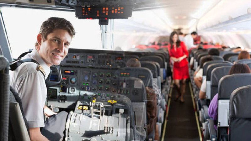 Pilot and passengers 3
