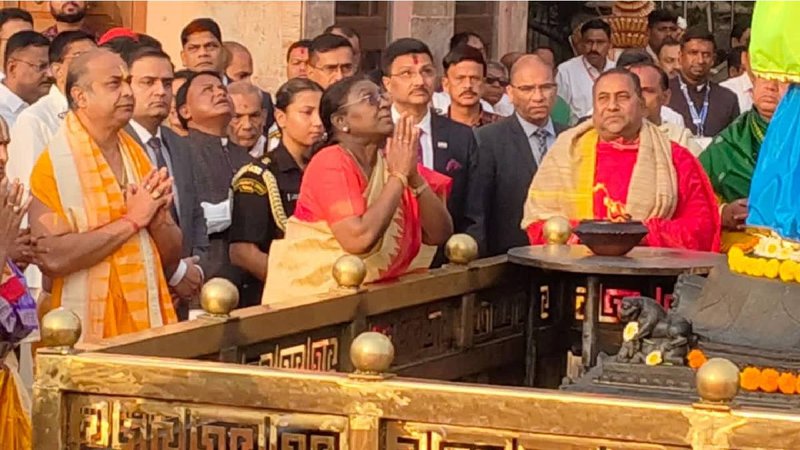 President Murmu Visits Puri, Seeks Blessings at Jagannath Temple