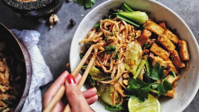 Thai vegetarian food