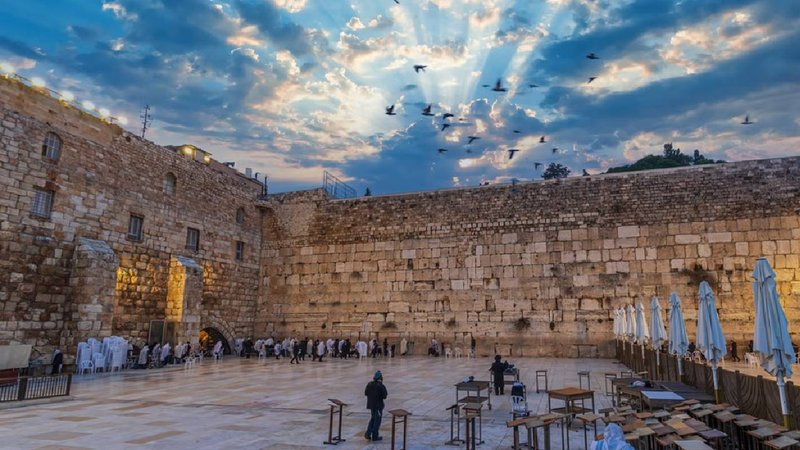 The Western Wall tells the history of Israel