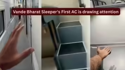ವಿದೇಶಿ ಪ್ರವಾಸಿಗನ ಮೆಚ್ಚುಗೆಗೆ ಪಾತ್ರವಾದ ವಂದೇ ಭಾರತ್ ಸ್ಲೀಪರ್ ಬೋಗಿ