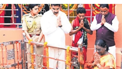 ರಾಷ್ಟ್ರಪತಿ ಮುರ್ಮು ಅವರ 170 ಕಿಮೀ. ವಿಶೇಷ ರೈಲು ಪ್ರಯಾಣ