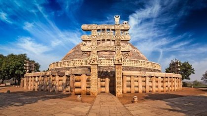 ಬುದ್ಧನಿಲ್ಲದ ಸಾಂಚಿಯ ಸ್ತೂಪ