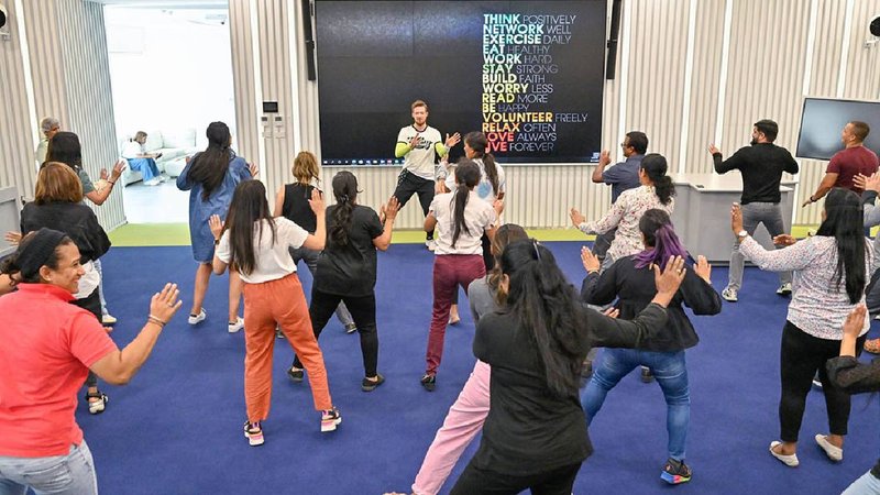 fitness training for workers