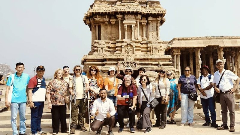 foreign visitors to Hampi