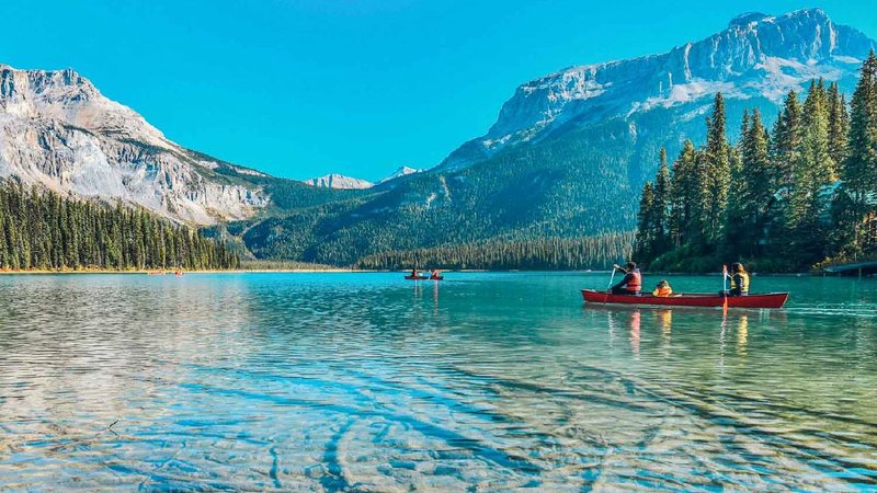 rockies mountains in summer