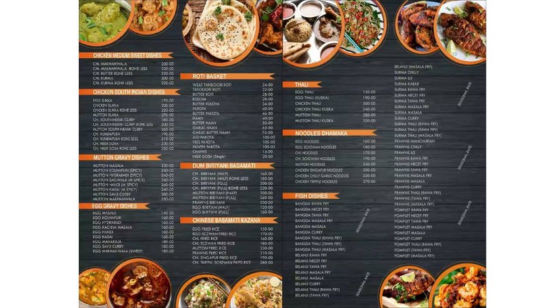 shree panjurli menu