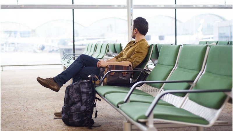 waiting at airport