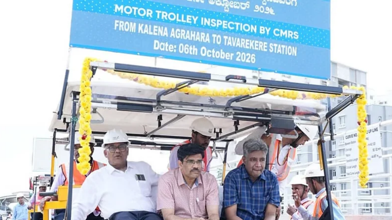 ಬನ್ನೇರುಘಟ್ಟ ರಸ್ತೆ ಮೆಟ್ರೋ: ಸುರಕ್ಷತಾ ಪರಿಶೀಲನೆ ಆರಂಭ