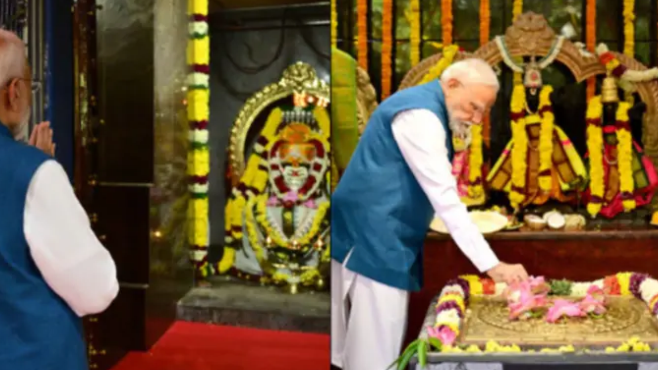 ವೇಲೂರು ಜಲಕಂಠೇಶ್ವರ ದೇವಾಲಯಕ್ಕೆ ಮೋದಿ ಭೇಟಿ