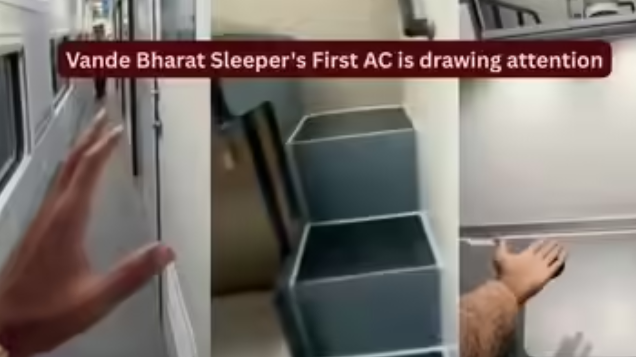 ವಿದೇಶಿ ಪ್ರವಾಸಿಗನ ಮೆಚ್ಚುಗೆಗೆ ಪಾತ್ರವಾದ ವಂದೇ ಭಾರತ್ ಸ್ಲೀಪರ್ ಬೋಗಿ