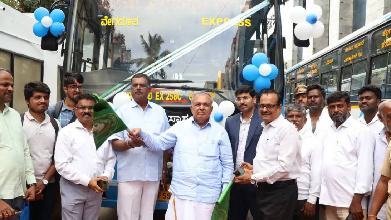 ಘಾಟಿ ಈಶಾ ಫೌಂಡೇಷನ್‌ಗೆ ಬಿಎಂಟಿಸಿ ಬಸ್‌: ಸಚಿವ ರಾಮಲಿಂಗಾರೆಡ್ಡಿ ಚಾಲನೆ